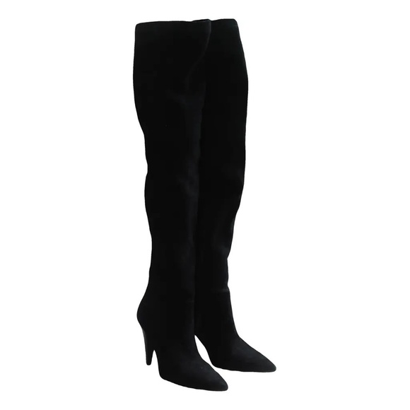 IRO Elegant Black Women's Knee-High Boots 38 - Picture 7 of 9